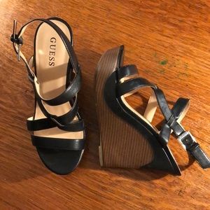 Guess Wedge Sandal size 7.5